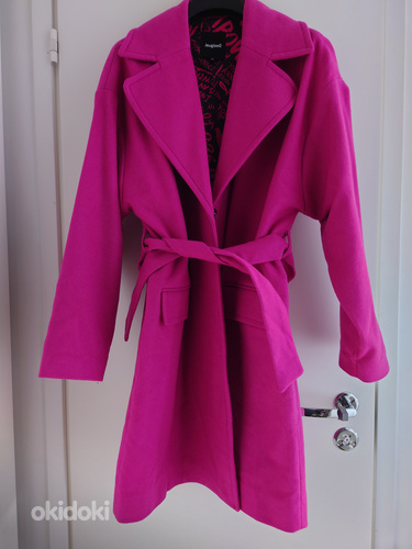 Пальто desigual цвета фуксии для размера M (также L) (фото #2)