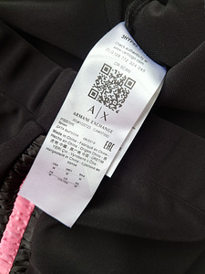 Armani Exchange mustad roosa triibuga püksid suurusele M (7 foto / 9)