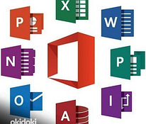 Microsoft Office 2019,2021,365 (tarkvara + aktiveerimisvõti)