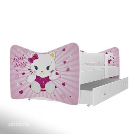 Новая детская кроватка TOMI 140x70 + ящик + матрас (фото #2)