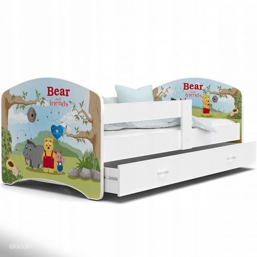 Новые детские кровати Lucky 160x80 + матрац + ящик для белья (фото #3)