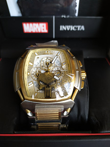 INVICTA Marvel Punisher Limited Edition Gold 37617. (5 foto / 8)