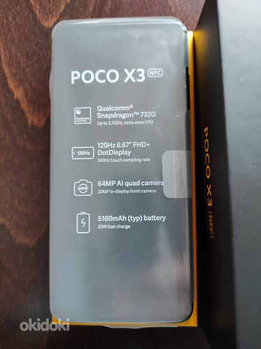 POCO X3 NFC Cobalt Blue 6GB RAM 128GB ROM (foto #2)