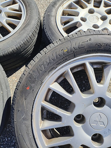 Kergmetallveljed Mitsubishi 6J,×46.R15. suverehvidega 4tk. (2 foto / 9)