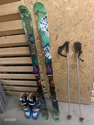 Горные лыжи для фристайла + ботинки № 43 Nordica (фото #1)