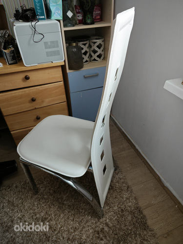 Кухонный стул, белый (фото #3)