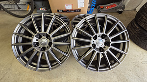 Audi A6 C8 5x112 18" AEZ Steam Gunmetal Polished + TPMS (2 foto / 8)