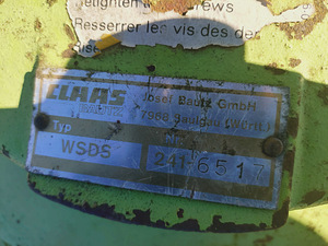 Müüa kaaruti Claas wsds241