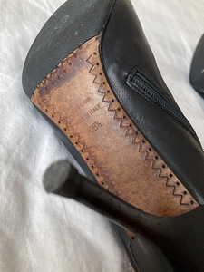 Сапоги Gianmarco Lorenzi из кожи наппа (6 фото из 10)