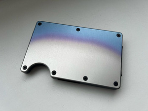 UUS Kaarditasku Clip Burnt Titanium Ridge Wallet (3 foto / 4)