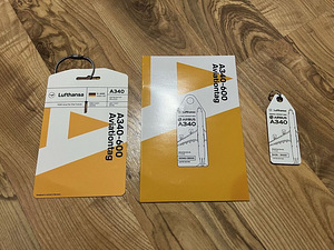 Aviationtag Lufthansa Airbus A340 Lennuk (3 foto / 3)