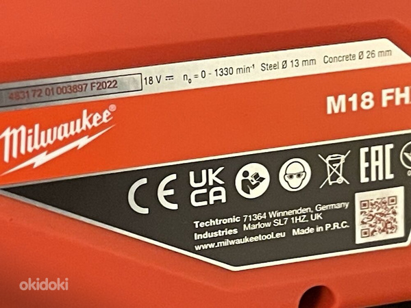 Новый! Аккумуляторная дрель Milwaukee M18 FHX + упаковочный кейс (новый) (фото #7)