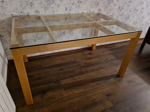 Klaaslaud 140x90x74 cm (3 foto / 5)