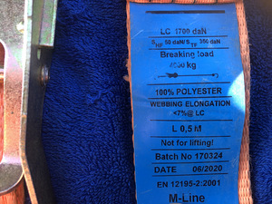 Koormarihmad 4000kg / 3 komplekti kokku 15€! (2 foto / 2)