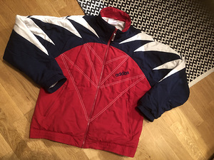 Винтаж Adidas/M-L - теплая подкладка! (1 фото из 6)