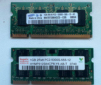 Laptop DDR2 1GB x2