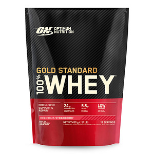 Optimum Nutrition Gold Standard Whey Protein 2x450g(900g) (1 foto / 8)