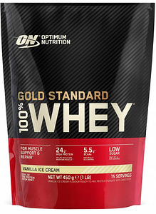 Optimum Nutrition Gold Standard Whey Protein 2x450g(900g) (8 foto / 8)