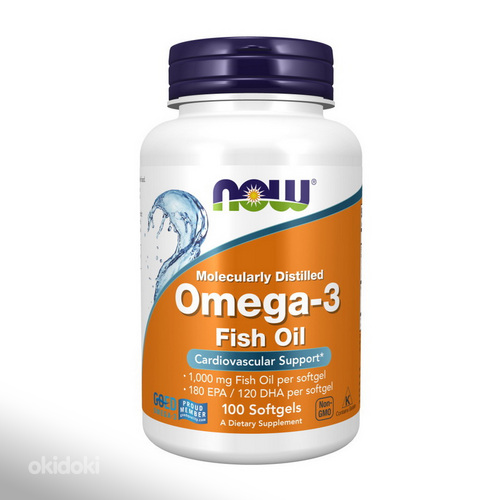 Now Foods Omega-3 Fish Oil 100 Softgels (foto #1)