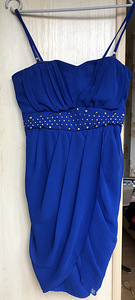 Платье цвета электрик (размер M)