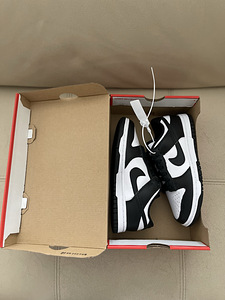Кроссовки Nike Dunk Low Black White (2021) (3 фото из 4)