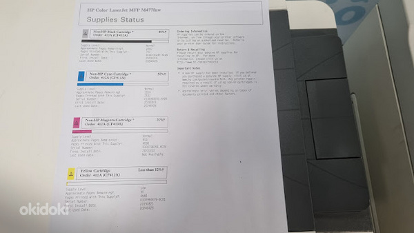 HP Color LaserJet Pro MFP M477fnw printer (foto #3)