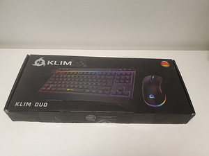Gaming Klim Duo juhtmevaba klaviatuur ja hiir DE asetusega (1 foto / 2)