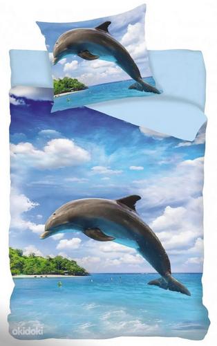 Puuvillane voodipesu 140×200 cm “Delfiin” (foto #1)