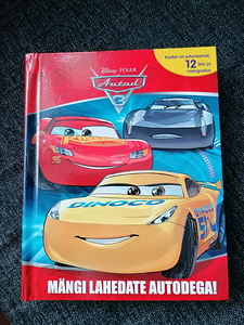 Cars raamat koos mänguautodega, uus (1 foto / 2)
