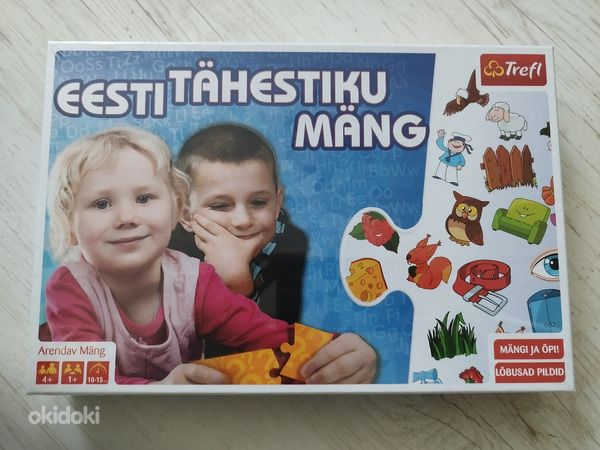 Игра с эстонским алфавитом, новая (в упаковке)