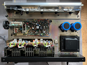 Pioneer SX-850 ressiiver (2x65 W, 19.1 kg, 1976-78) (8 foto / 10)