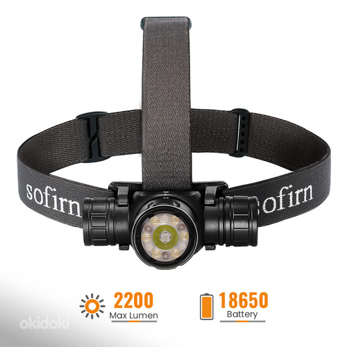 Sofirn HS21 pealamp kuni 2200 lm, USB-C laetav