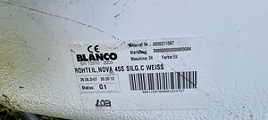 Keraamiline valamu Blanco ROHTEIL NOVA 45S (2 foto / 2)