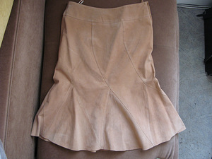 Юбка стиль годэ, кожа,новая (1 фото из 2)