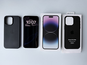 Apple iPhone 14 Pro Max 256 Гб Deep Purple. Батарея 87% (1 фото из 8)