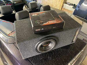 Subwoofer EDGE 8” 1600w max 800w rms (2 foto / 2)