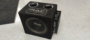 Mac audio subwoofer 12" + võimendi (1 foto / 3)