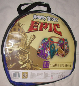 Детская игровая  палатка в сумочке Angry Birds Epic 1 Toy 90