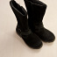 Черные бархатные ботинки Superfit для девочек с подкладкой. (фото #1)