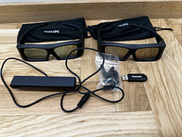 Очки для 3D-телевидения, Philips PTA 02, раритеты