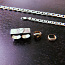 Мужские серебряные колье и браслет (фото #3)