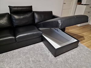 IKEA VIMLE nahast 3-kohaline diivan (8 foto / 9)