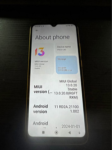 Android telefon POCO C40 32 gb telefon (2 foto / 4)