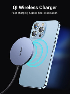UGREEN 15W Magnetic Fast Wireless Qi laadija, MAGSAFE (2 foto / 3)