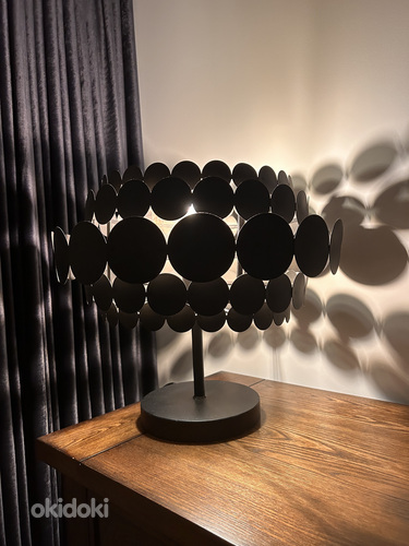 Черный матовый дизайнерский светильник от салона дизайна инт (фото #1)