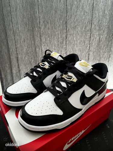 dunk low black white 42