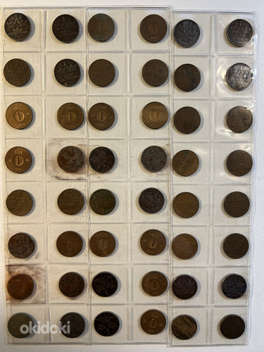 Монеты Швеция, Sverige, Svenska, Kronor, Ore, Монета lot4