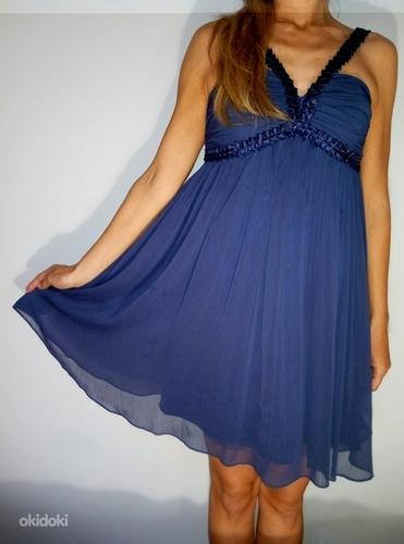 Платье воздушное синие (фото #2)