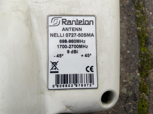 Rantelon Nelli-0727-50SMA 4G välisantenn (2 foto / 3)