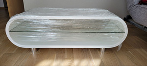 Telerialus valge/TV-alus 95×40×27 (1 foto / 3)